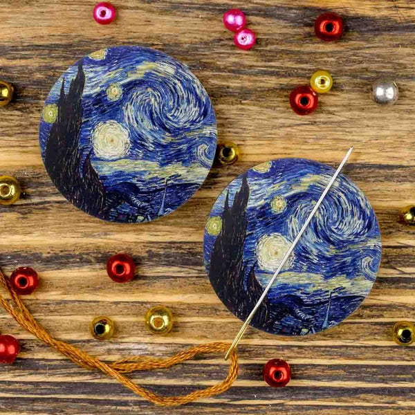 Starry Night Magnetic Double Sided Needle Minder FLMH-068 by Wonderland Crafts