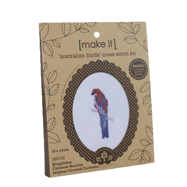 Australian Birds Cross Stitch Kit by Make IT 585182