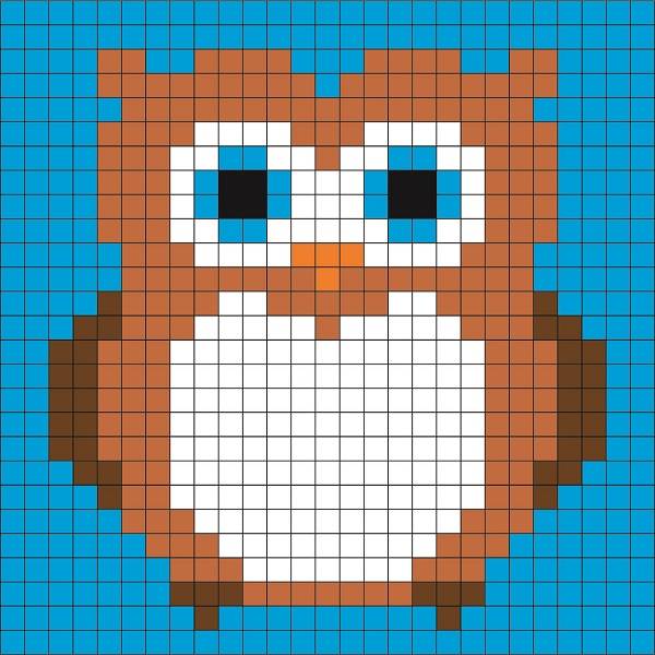 Owl Cross Stitch Kit by Gobelin L 06.16