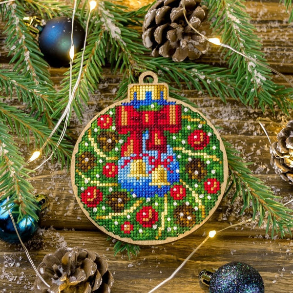 Tiny Bells Bauble Christmas Decoration Kit FLW-003 by Wonderland Crafts