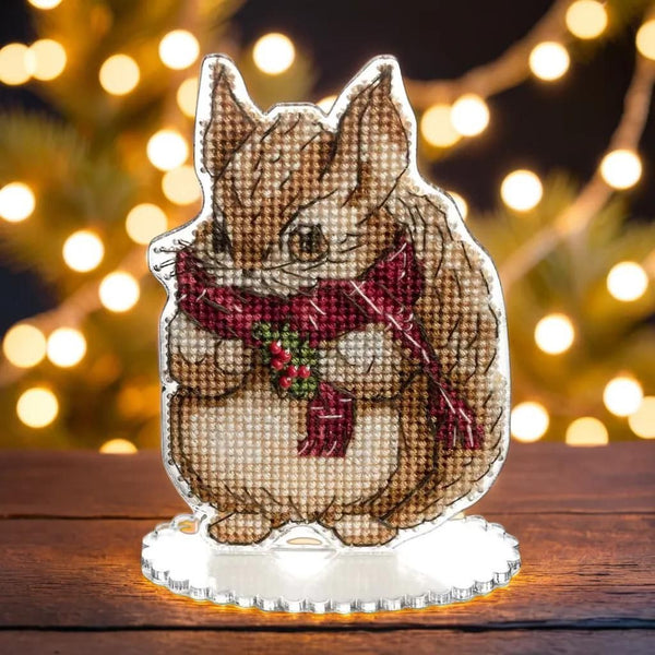 Christmas Squirrel Decoration Kit FLX-014 by Wonderland Crafts