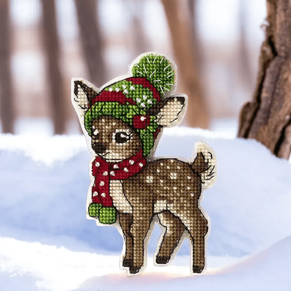 Christmas Fawn Christmas Decoration Kit FLX-021 by Wonderland Crafts