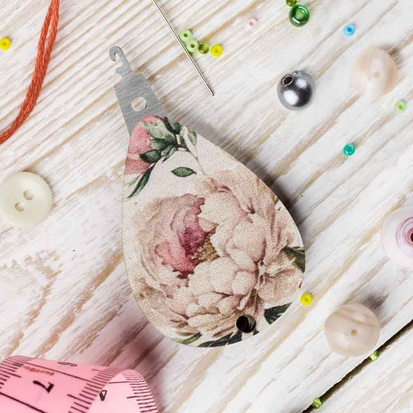 Peony Needle Threader FLNT-031 by Wonderland Crafts