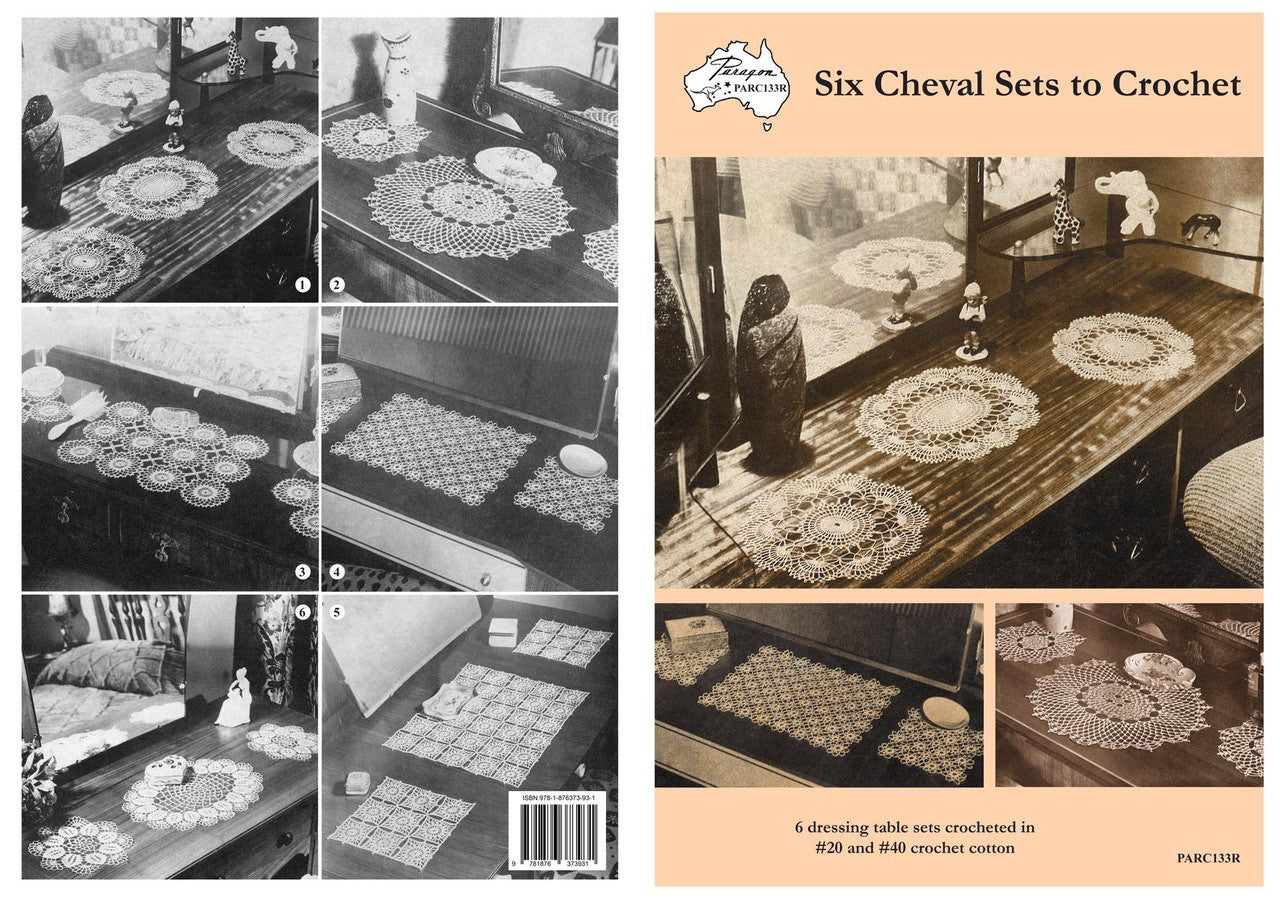 Crochet Cheval Set Pattern Six Cheval Sets to Crochet PARC133R by Paragon – Stitchers' Corner ...