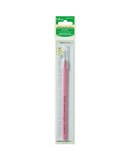 Clover Water Soluble Pencil Pink 5002