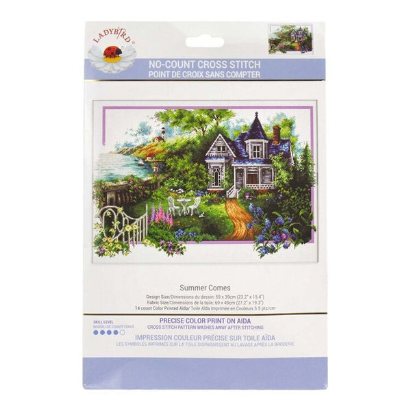 Summer Comes - No Count Cross Stitch Kit by Ladybird 740.068
