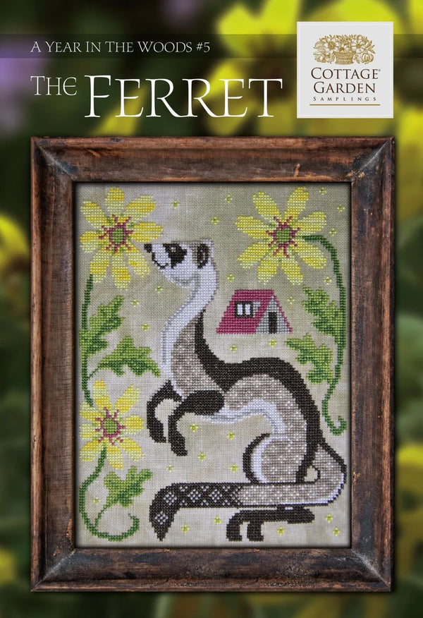 A Year in the Woods #5 - The Ferret (CGS 1086) by Cottage Garden Samplings