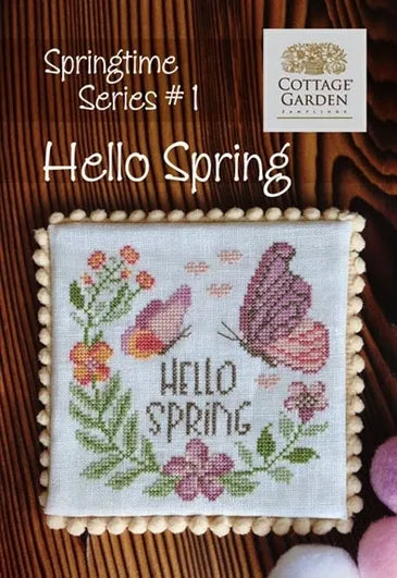 Springtime Series #2 - Hop Into Spring (CGS 1054) by Cottage Garden Samplings