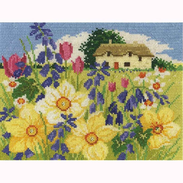 Spring Bloom Cross Stitch Kit - by DMC BK1676