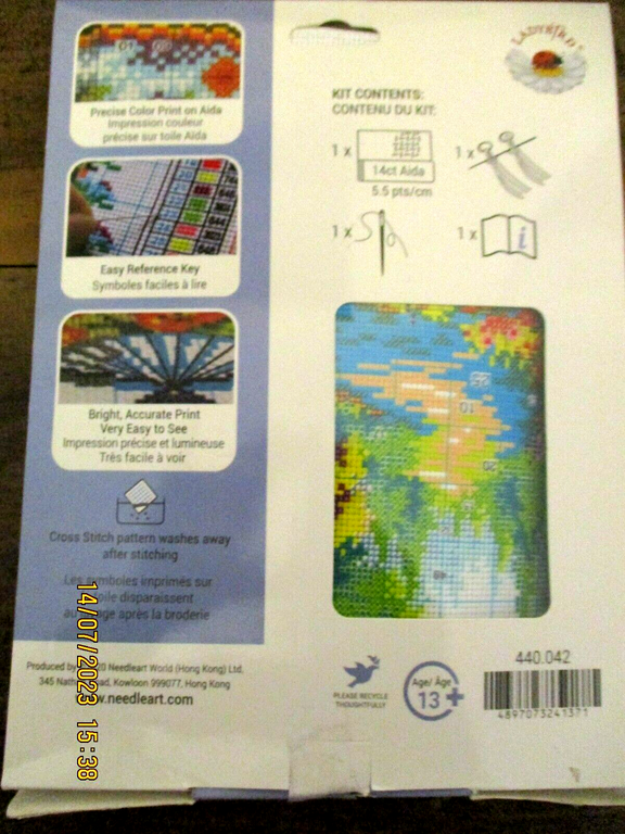 English Cottage Stream - No Count Cross Stitch Kit by Ladybird ...