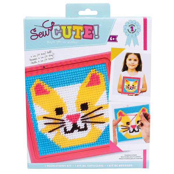 Cat Needlepoint Kit by Sew Cute 59338