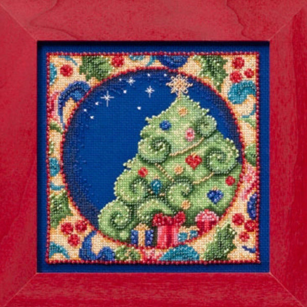 Tree Beaded Cross Stitch Kit by Jim Shore for Mill Hill JS30-4104
