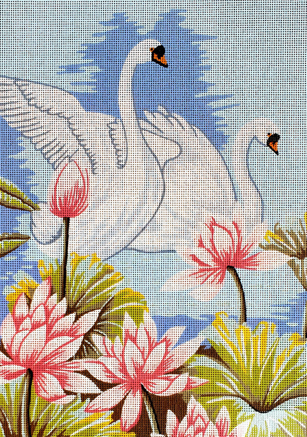 Swans Tapestry Canvas by Gobelin 14.839