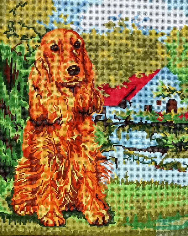 Dog Tapestry Canvas by Gobelin 14.869