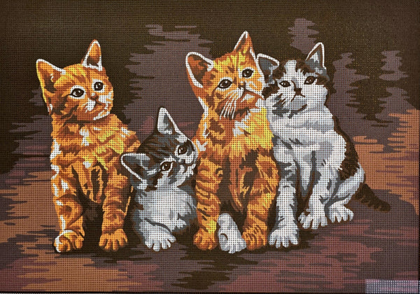 Kittens Tapestry Canvas by Gobelin L 14.889