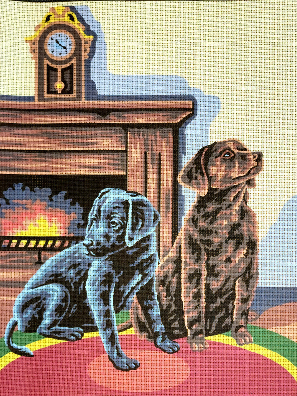 Dogs Tapestry Canvas by Gobelin L 40.152