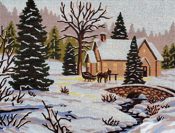 Winter Tapestry Canvas by Gobelin L 40.141