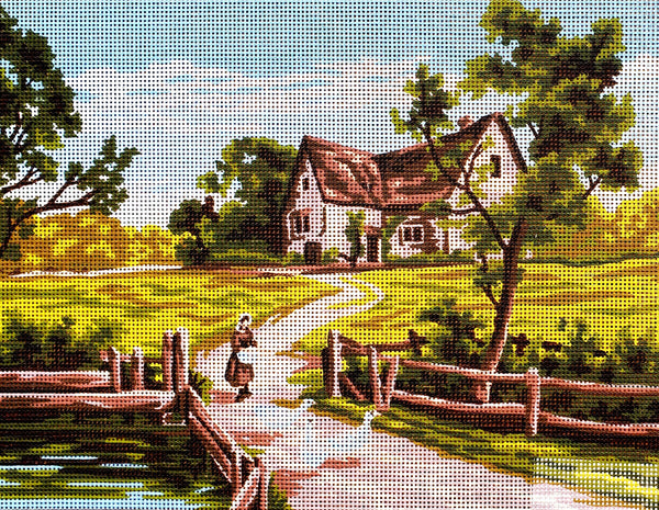 Landscape Tapestry Canvas by Gobelin L 40.143