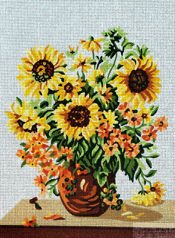 Flowers in Vase Tapestry Canvas by Gobelin L 40.134