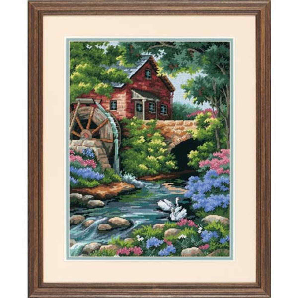 Old Mill Cottage Needlepoint Kit 2484 by Dimensions