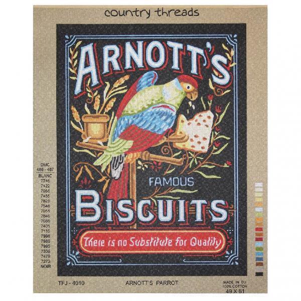 Arnott's Parrot TFJ-4010 -  Tapestry Canvas by Country Threads