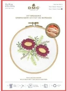 Wild Dahlias TB155 Embroidery Kit by DMC