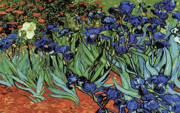 Van Gogh - Irises - Tapestry Canvas by Grafitec 14282