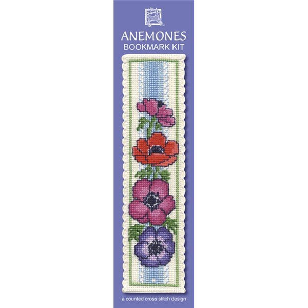 Anemones Bookmark Kit by Textile Heritage