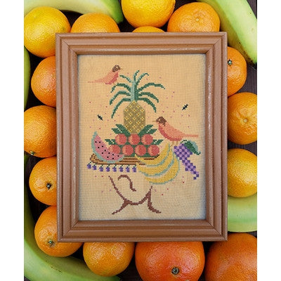 Tropical Hat Lady by Carriage House Samplings