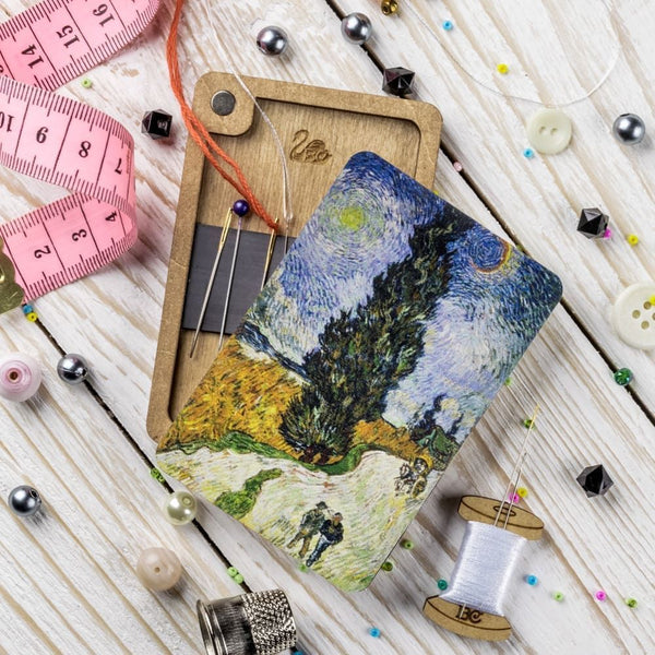 Wheat Field Magnetic Needle Case FLZB(N)-080 by Wonderland Crafts
