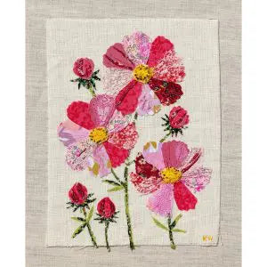 Cosmos Slow Stitching Kit by Wattle & Loop