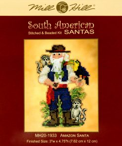 Amazon Santa - Mill Hill South American Santas Stitched and Beaded Ornament Kit (MH20-1933)