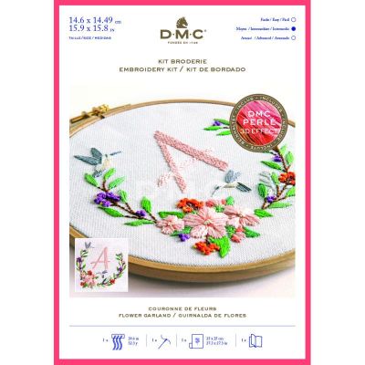 Flower Garland Embroidery Kit by DMC TB149