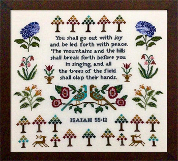 The Trees Shall Clap Their Hands by Monticello Stitches