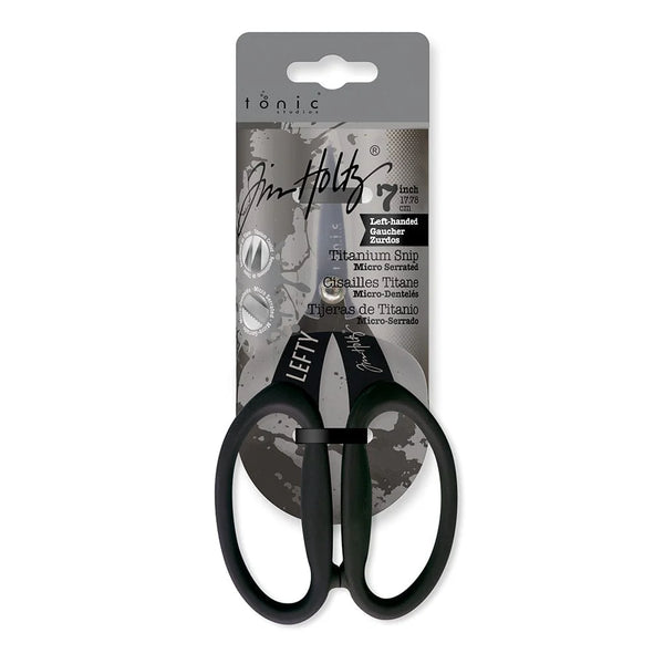 Titanium Snips Left Handed Scissors 17.78cm by Tim Holtz 2786E