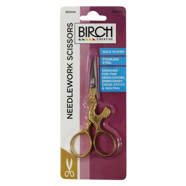 Rooster Needlework Scissors - 018198 by Birch