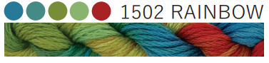 Cottage Garden Threads Stranded Rainbow 1502