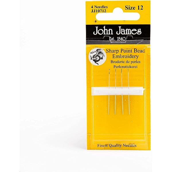 John James Sharp Point Bead Embroidery Needles – Stitchers' Corner ...