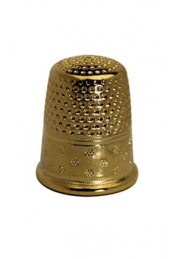 Sajou Gold-plated Brass Thimble Size 1 - 16.5mm