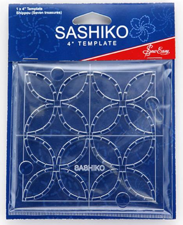 Sashiko 4" Template - Seven Treasures ERS.004