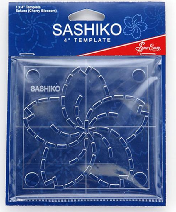 Sashiko 4" Template - Cherry Blossom ERS.002