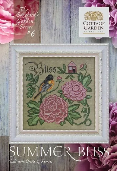 Songbird's Garden Series #6 - Summer Bliss (CGS 1045) by Cottage Garden Samplings